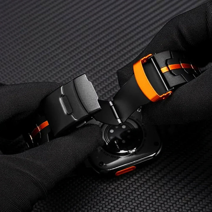 Correa de titanio ultraligera para reloj inteligente. Accesorio duradero y cómodo, diseño elegante.