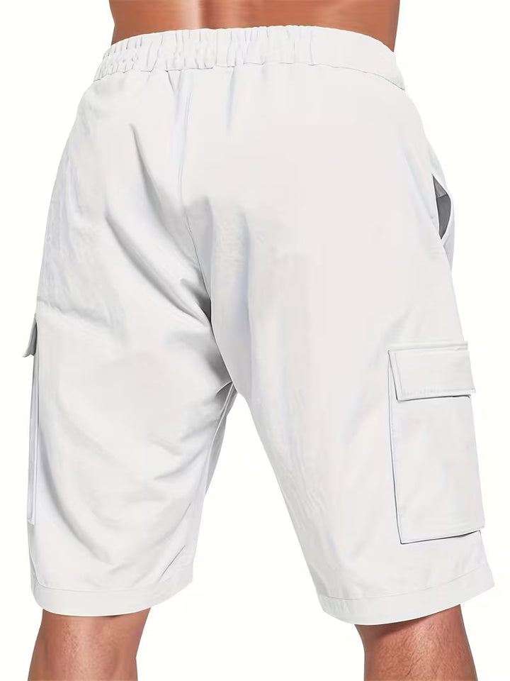 Shorts ajustables Hugo para hombre, perfectos para playa, paseo o relax en casa. Comodidad y estilo de verano.