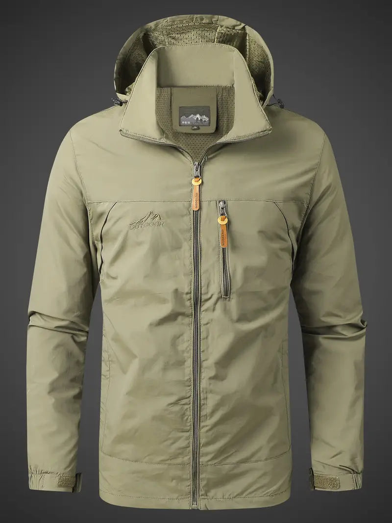 Abrigo caqui MAGNUS para hombre, chaqueta de invierno impermeable. Estilo casual y funcional.