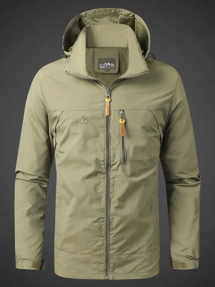 Abrigo caqui MAGNUS para hombre, chaqueta de invierno impermeable. Estilo casual y funcional.