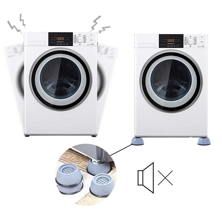 Prolonga la vida útil de tu lavadora con soportes anti-ruido y estabilidad; esenciales para el hogar moderno.
