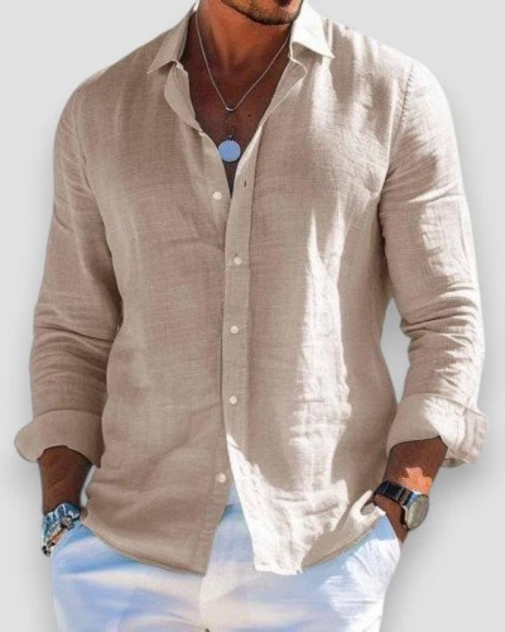 Estilo y confort: camisa casual moderna para hombre, perfecta para el día a día, ropa fresca.