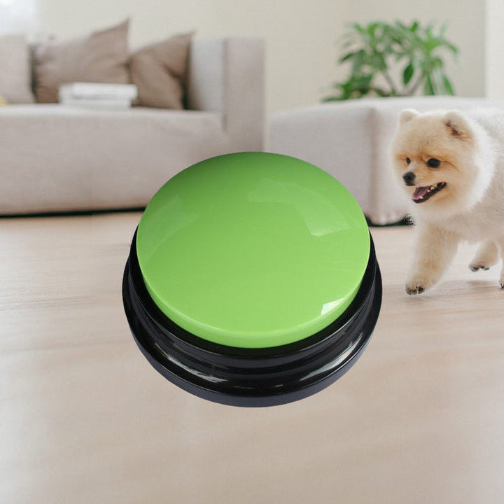 Graba tu voz con este botón para entrenar a tu gato. Juguete interactivo educativo para felinos.