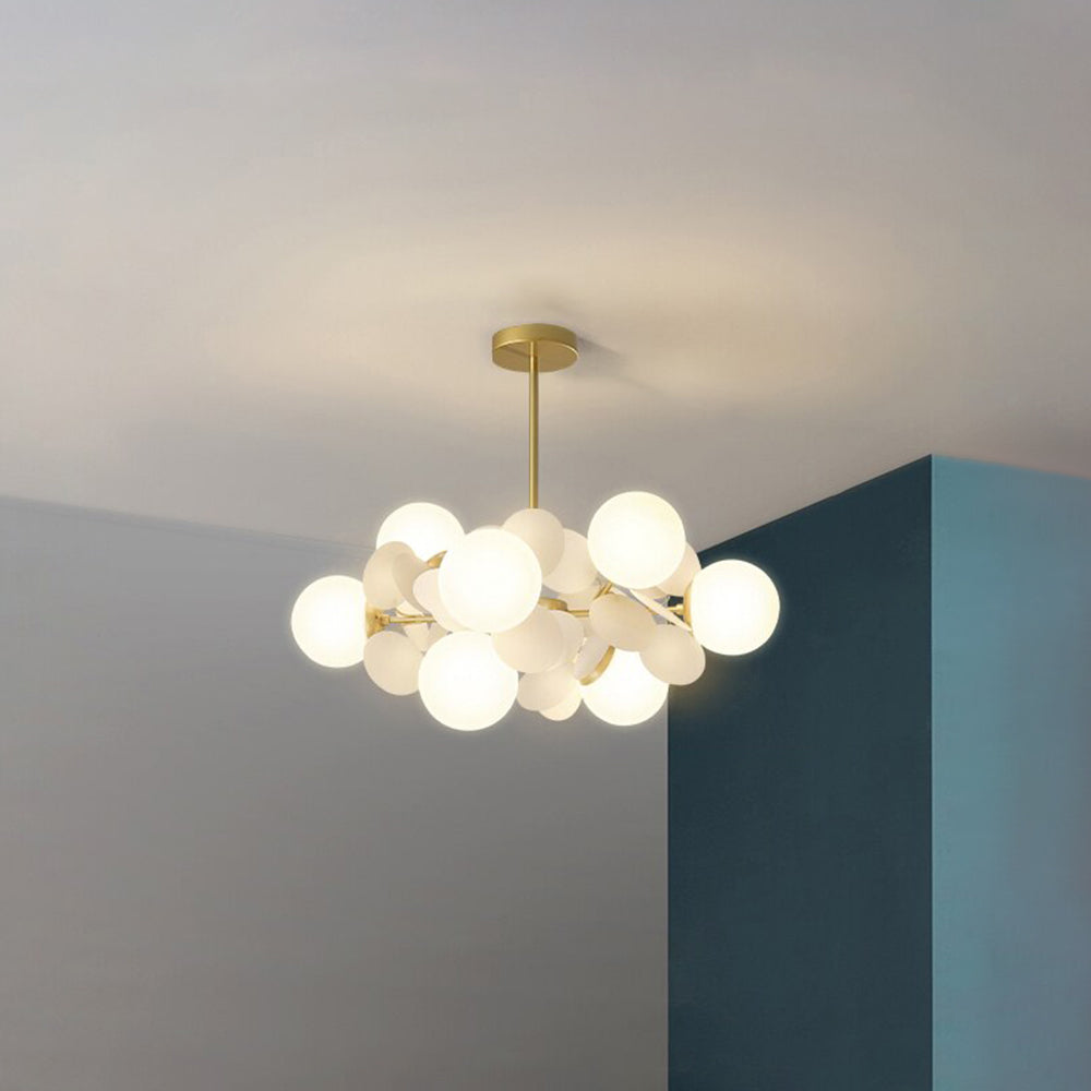 Lámpara acrílica minimalista, colgante LED para iluminación de hogar con máxima eficiencia.