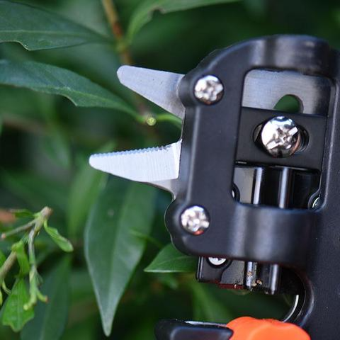 Tijeras de injerto y poda duraderas. Herramienta de jardinería profesional para cortes precisos en plantas.