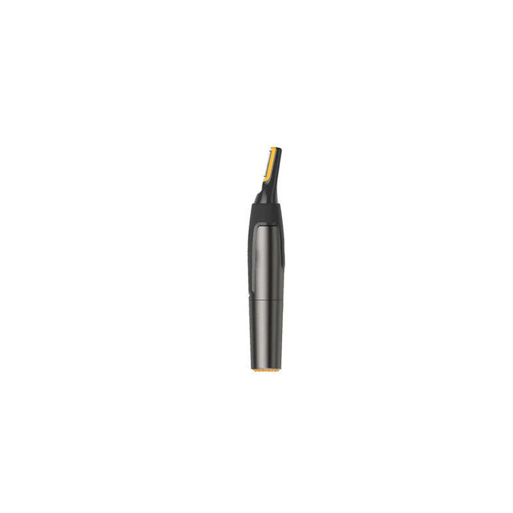 Recortadora facial de hombre, diseño ergonómico, con luz LED para visibilidad y corte preciso.