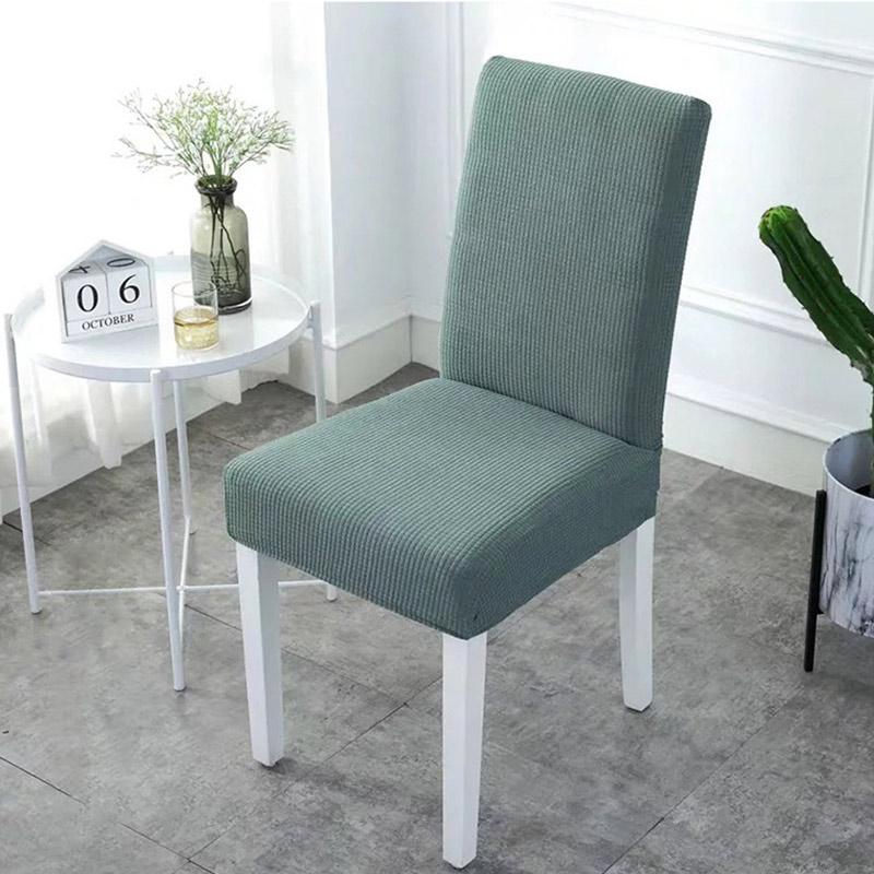 Renueva tu comedor con fundas elásticas modernas, variedad de colores para decorar tu hogar.