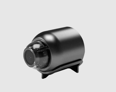 Cámara de vigilancia mini 1080P, WiFi, compacta con audio bidireccional y visión nocturna HD.