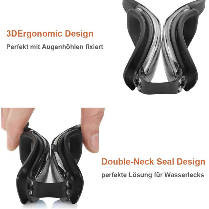 Gafas de natación profesionales para triatletas. Sin fugas, antivaho, protección UV para un rendimiento óptimo.