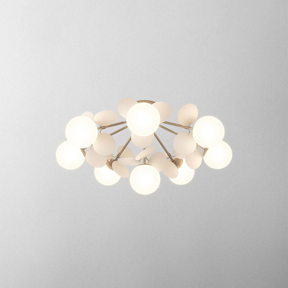 Lámpara de techo LED acrílica, diseño moderno perfecto para una iluminación cálida.