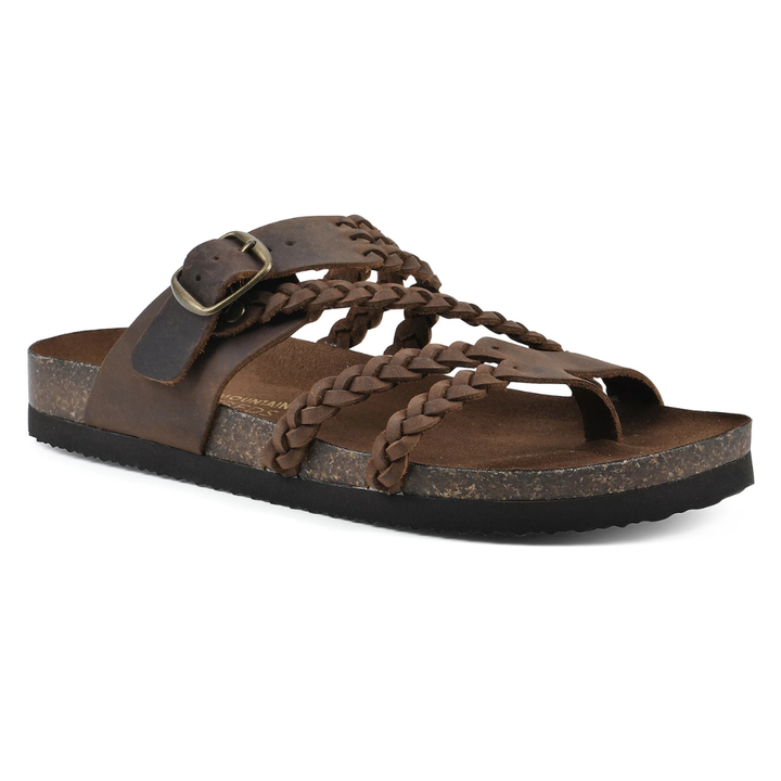 Sandalias trenzadas de mujer, cómodas y elegantes para verano. Calzado casual ideal para paseos y moda.