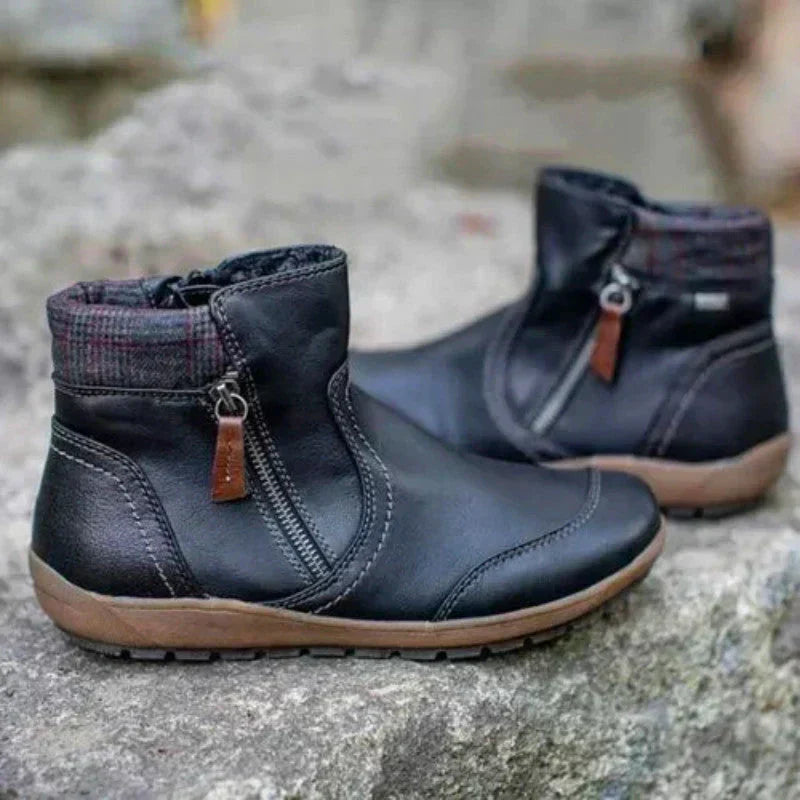 Botas de mujer ortopédicas, calzado de invierno con confort superior, cálidas y seguras para caminar.