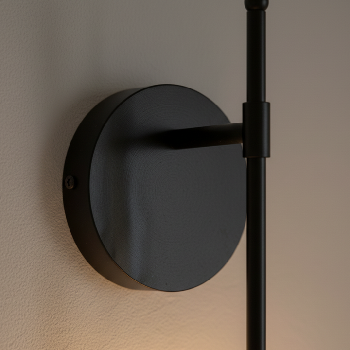 Aplique de pared LED versátil, luz cálida para dormitorio, sala o pasillo, estilo minimalista.