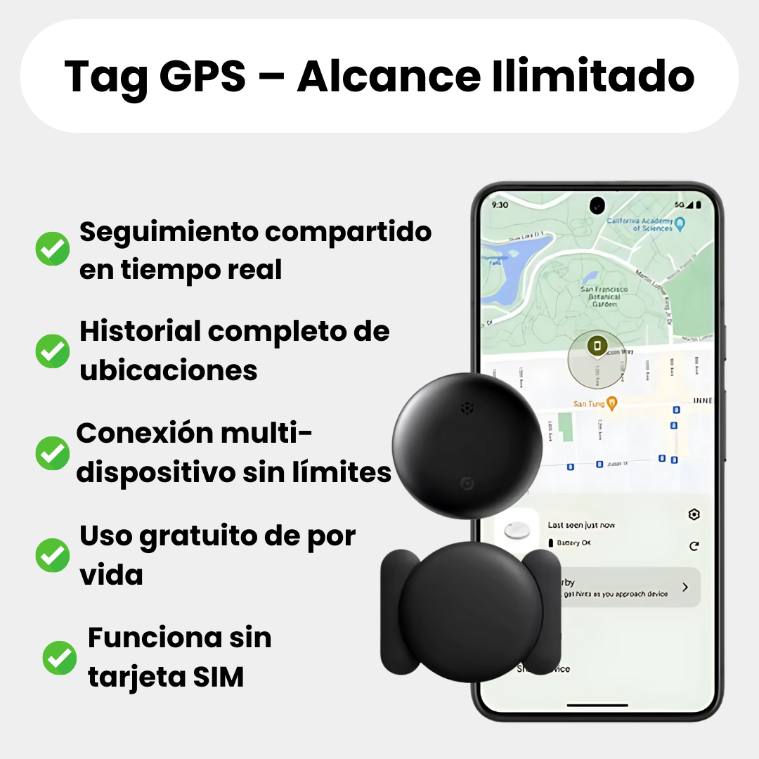 Protección antirrobo para tu coche: rastreador GPS sin suscripción, compatible con cualquier smartphone.