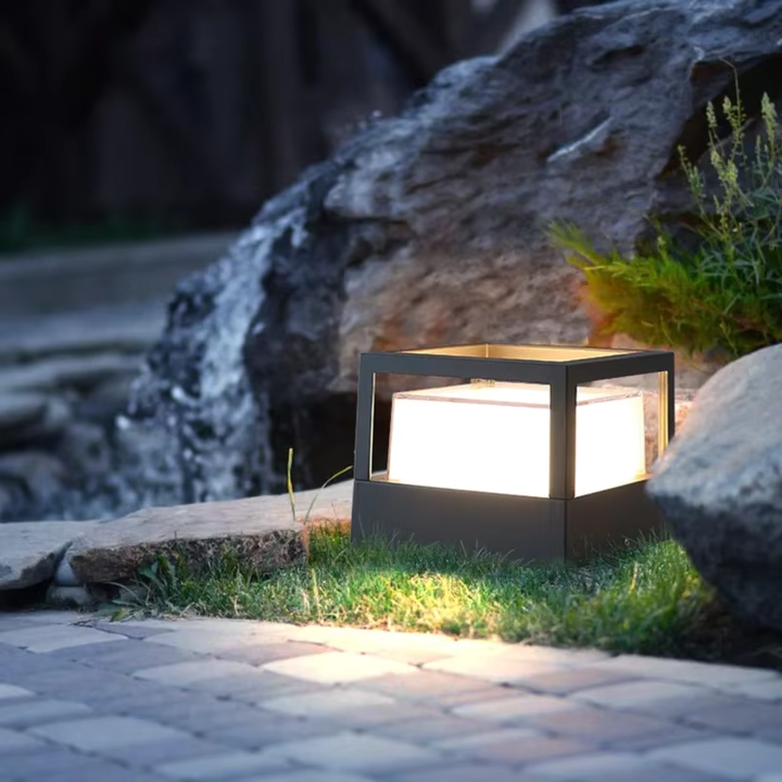 Luces LED modernas para patio, eficiencia y durabilidad para exteriores.