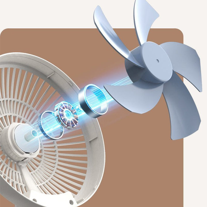 Ventilador silencioso de bajo ruido para un ambiente tranquilo en la oficina o dormitorio, con USB.