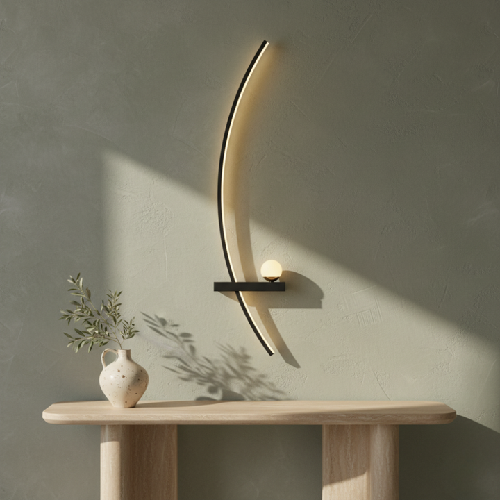 Aplique LED de pared, estilo moderno, luz fría, mejora la decoración de tu hogar.