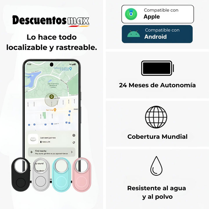 Localizador GPS para vehículos sin suscripción mensual. Rastreador fiable con cobertura global para coches y motos.