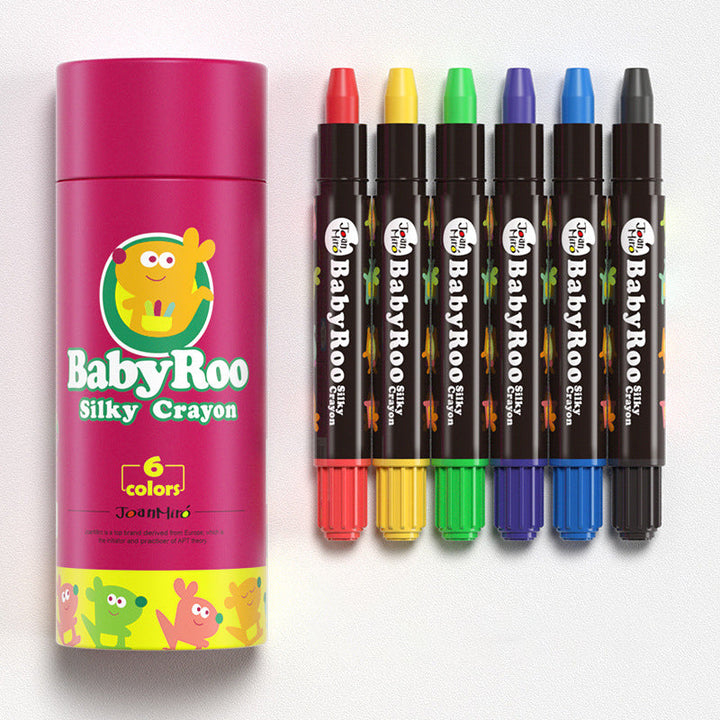 Crayones jumbo lavables para niños, ideales para manos pequeñas y dibujo creativo.