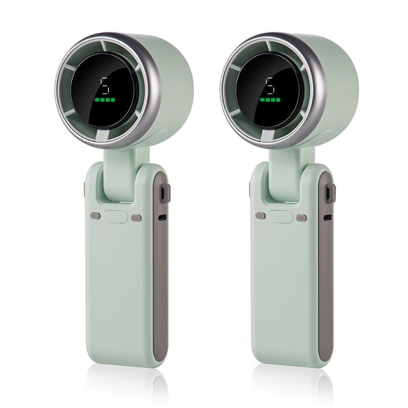 Ventilador de mano plegable, fácil de llevar. Refresco instantáneo en cualquier parte.