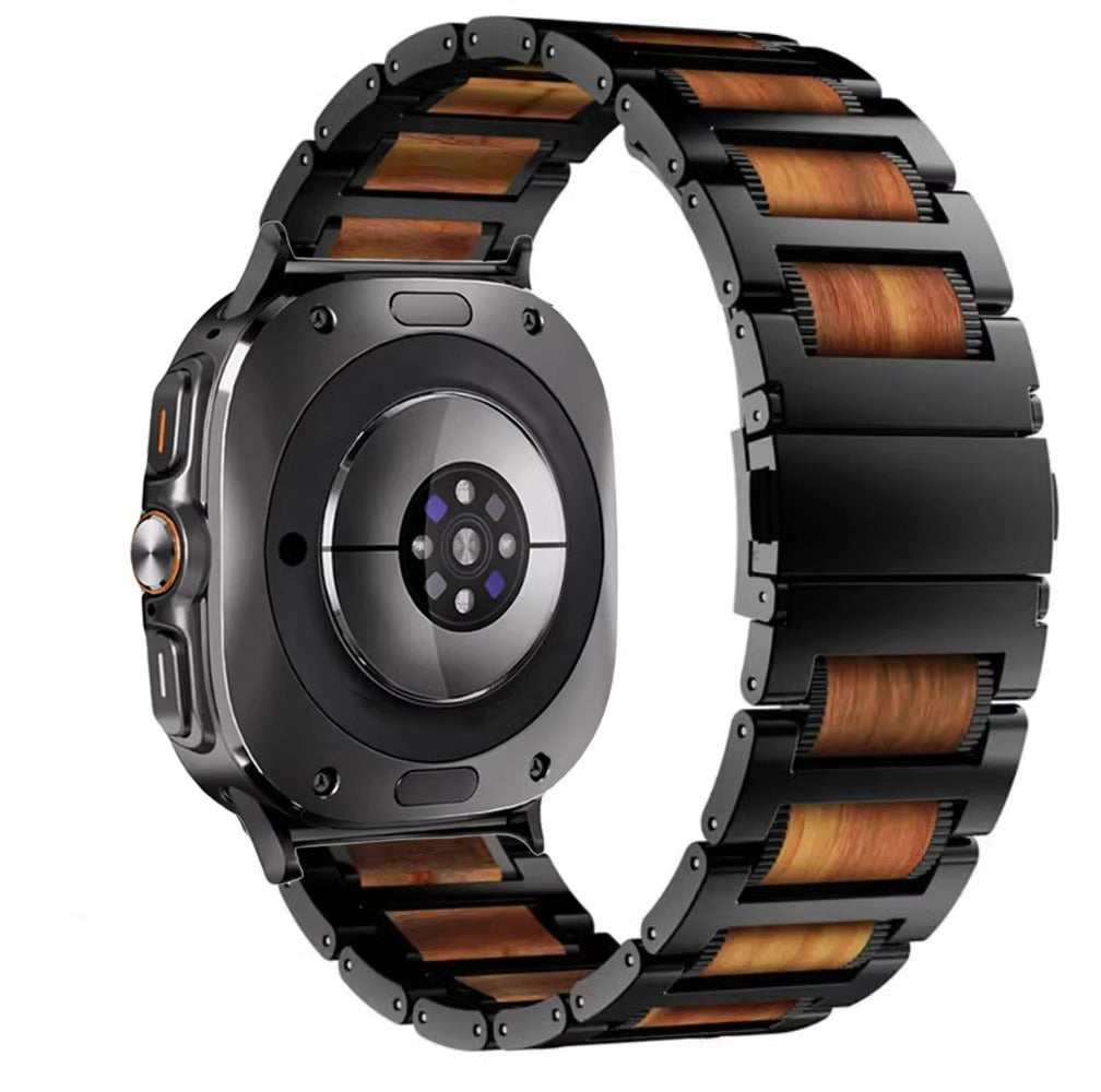 Correa híbrida distintiva para Reloj Ultra, combina estilo único y durabilidad. Accesorio de vanguardia para smartwatch.