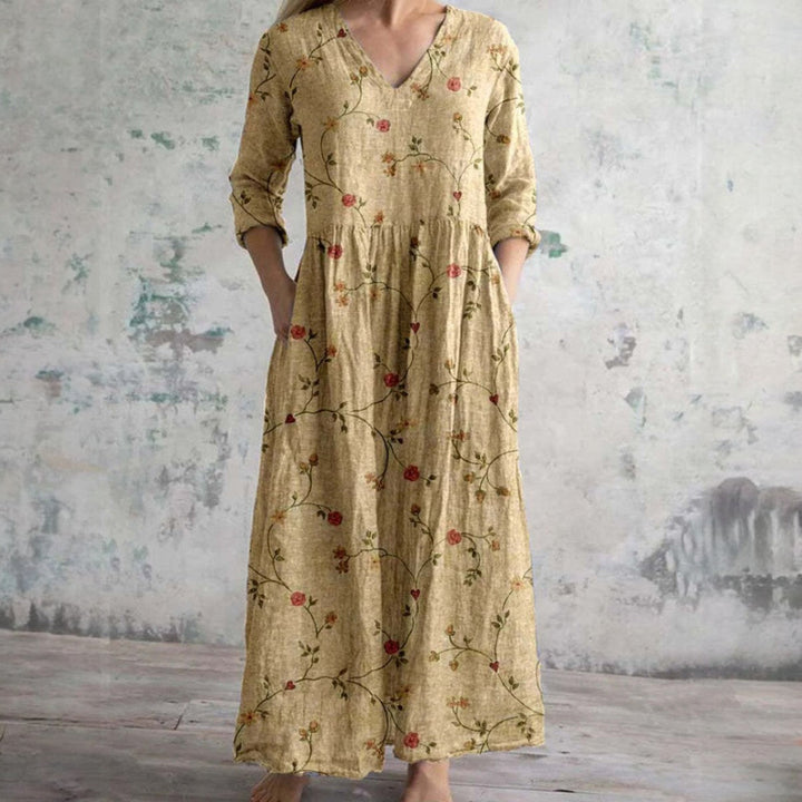 Vestido de fiesta largo elegante para mujer, con escote V profundo, ideal para bodas, graduaciones o eventos formales.