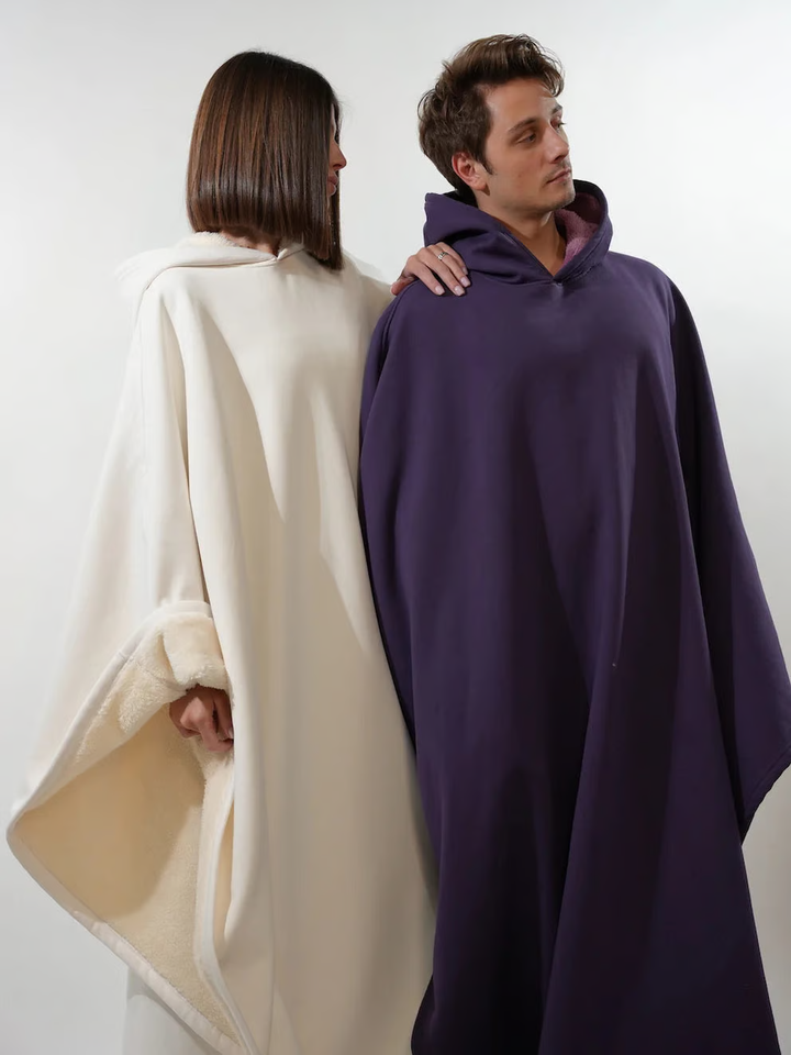 Relajante sudadera con peso para mujer, cálida y cómoda, estilo casual chic.