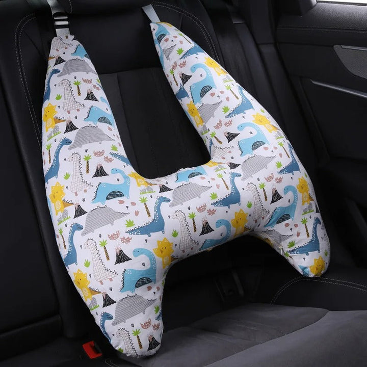 Accesorio de viaje indispensable: almohada cervical lavable para niños y adultos. Descanso asegurado.