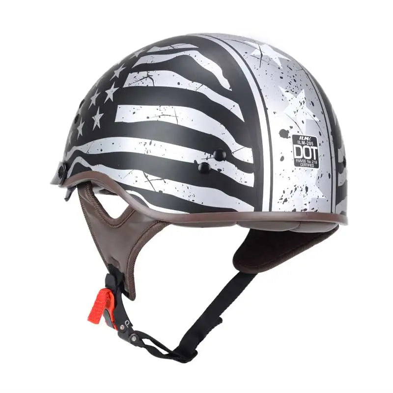 Casco para moto AeroShield con carcasa ABS, visor UV y certificación DOT. Protección superior.