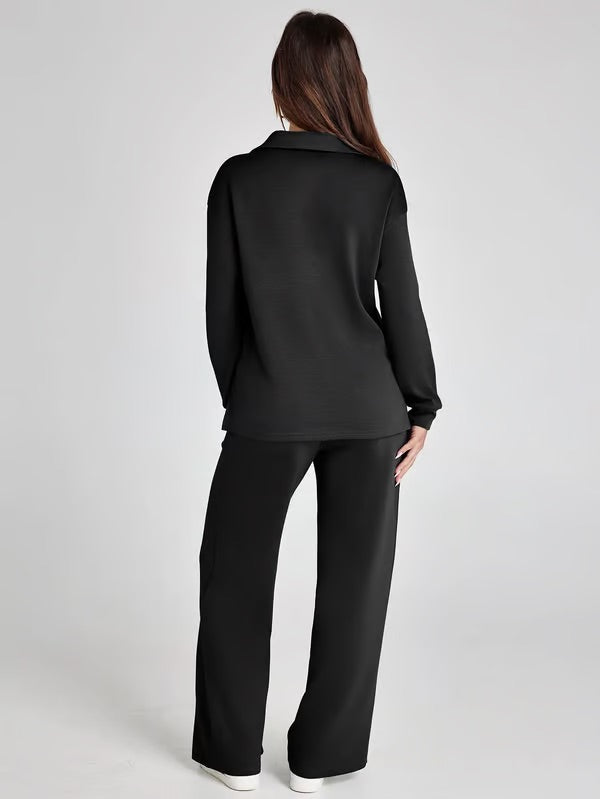 Conjunto de pijama elegante para mujer, tela suave y transpirable de verano.