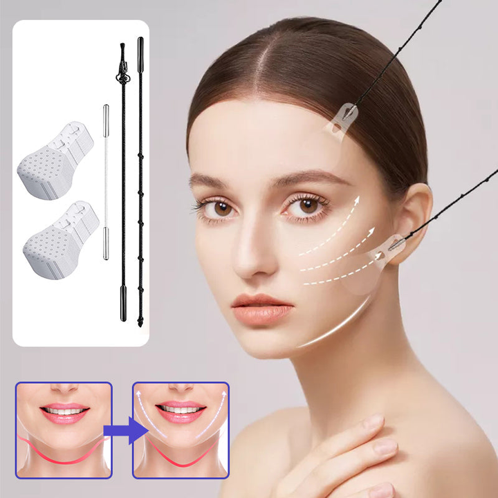 120 parches invisibles para lifting facial, reafirmando la piel y reduciendo arrugas.