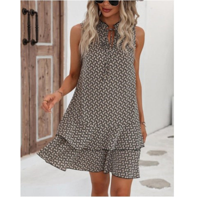 Vestido midi estampado floral para celebración, un look primaveral y sofisticado.
