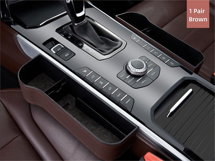 Bandeja de almacenamiento de coche, fácil de instalar, para un interior más ordenado.