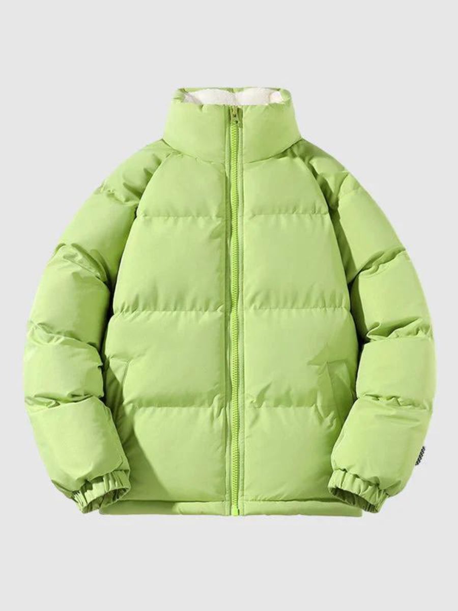 Abrigo puffer cálido de hombre, diseño acolchado. Perfecto para el invierno y el frío extremo.