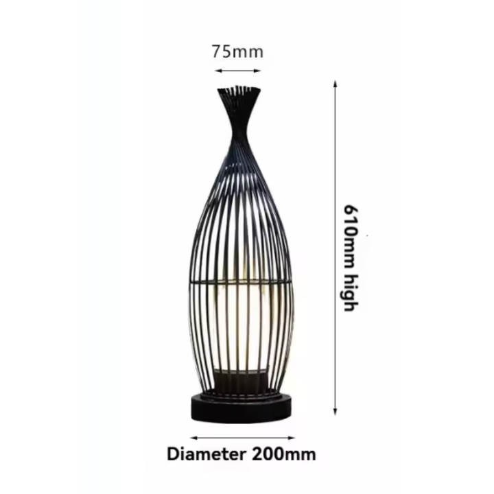 Lámpara LED para jardín, luz exterior moderna y decorativa que realza tu espacio.