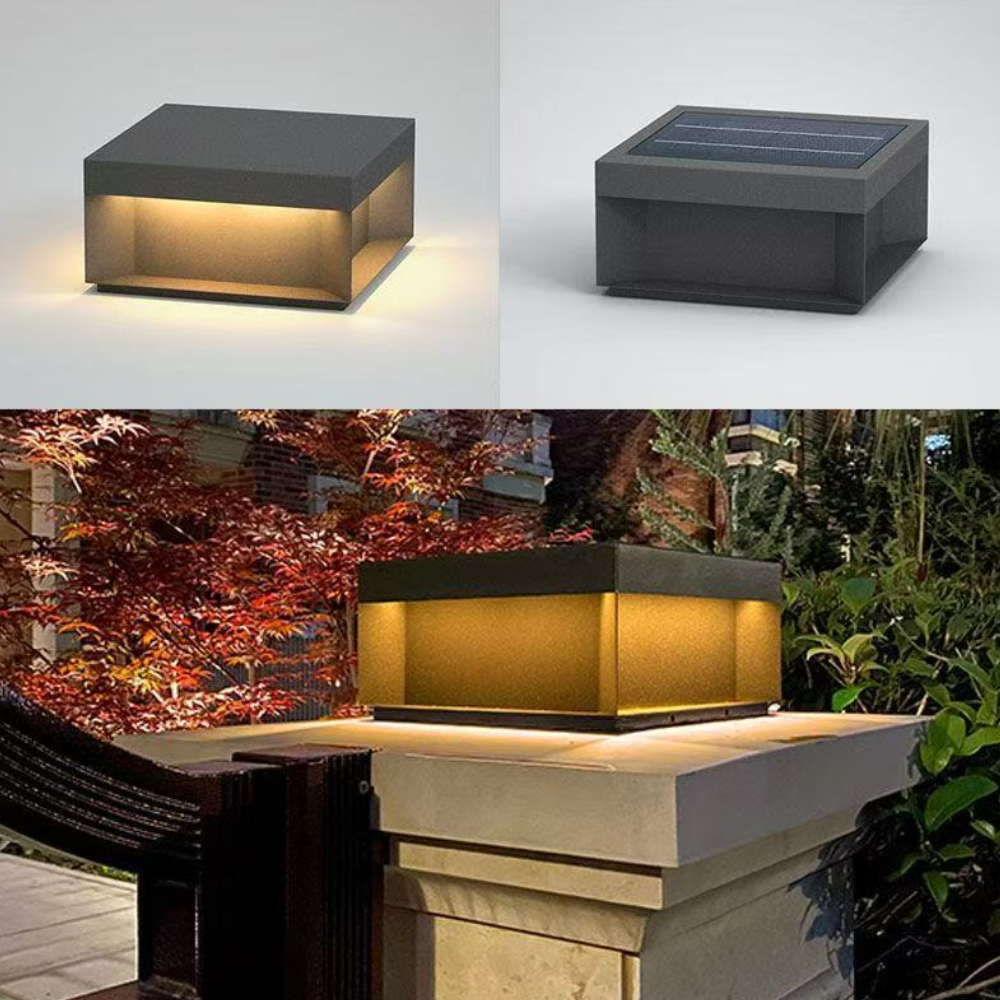 Poste de luz LED para jardín y caminos. Iluminación exterior eficiente, impermeable IP65.
