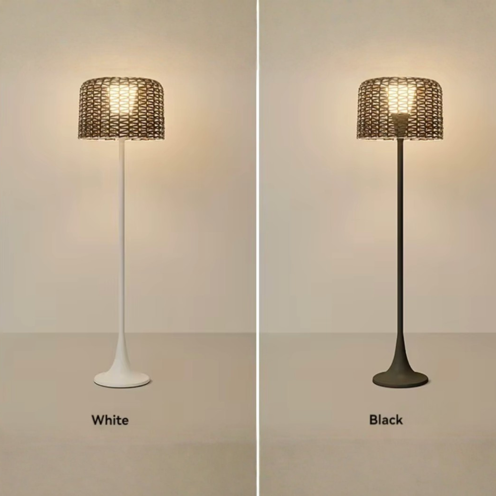 Lámpara de suelo solar LED para iluminación exterior. Ideal para decorar tu jardín y patio.