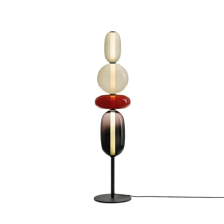 Iluminación decorativa: Lámpara de pie LED Solenne, moderna y con luz cálida. Diseño elegante.