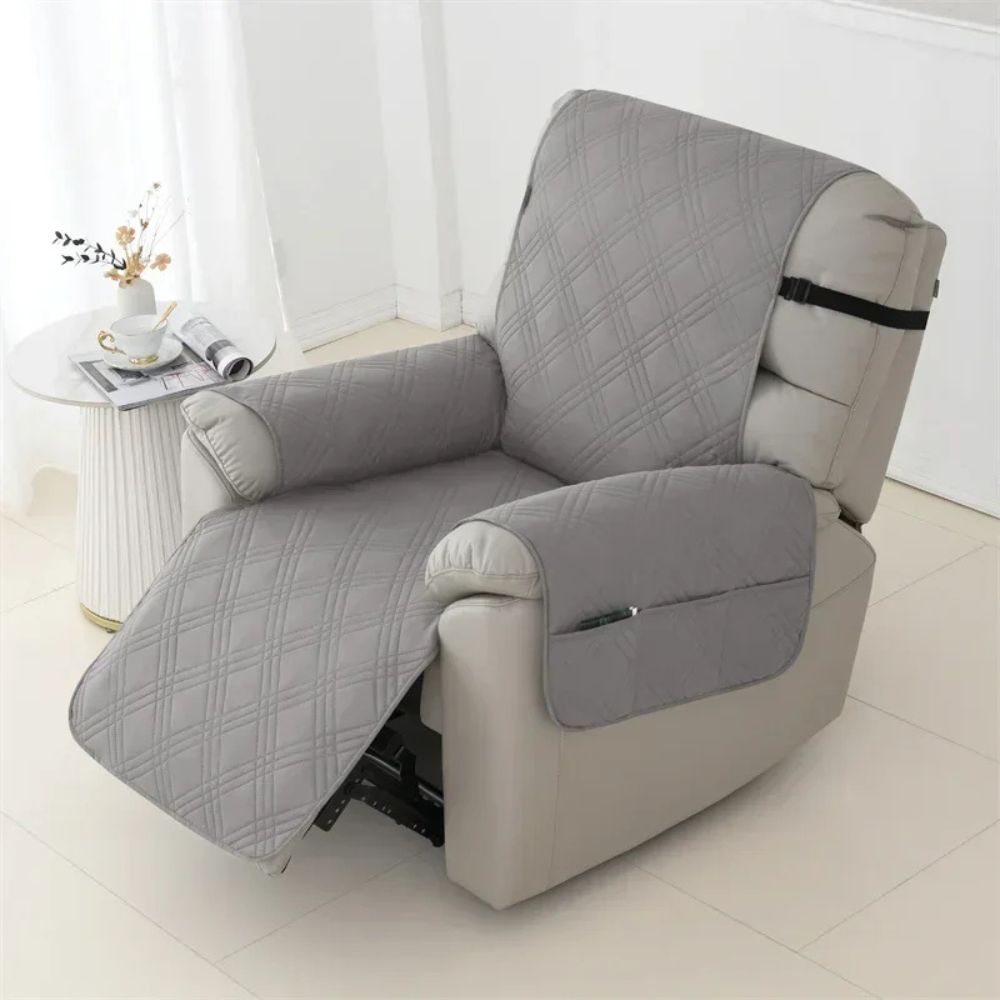 Funda protectora lavable para sillón reclinable, acolchada e impermeable, perfecta para mascotas y niños.