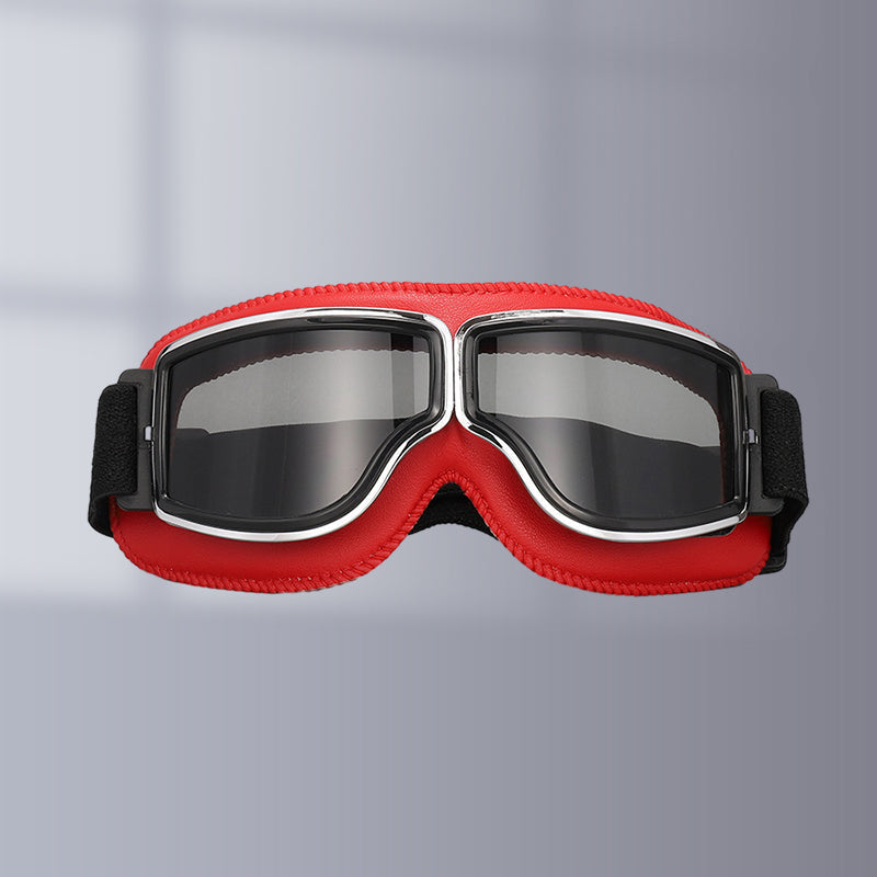 Mejora tu equipo con estas gafas de moto vintage, duraderas y con protección UV superior.