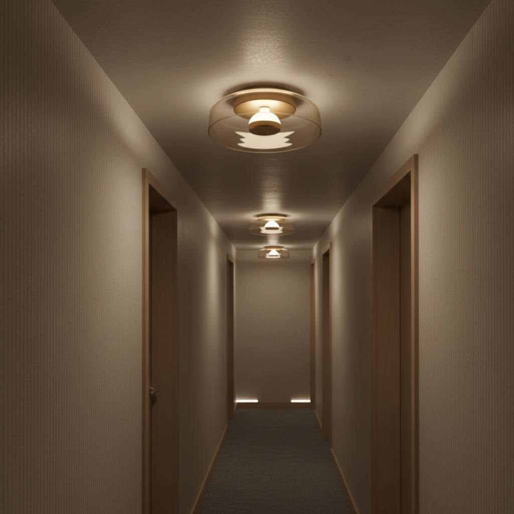 Aplique escultórico moderno Halo, iluminación contemporánea LED de pared para añadir un toque artístico y ambiental.