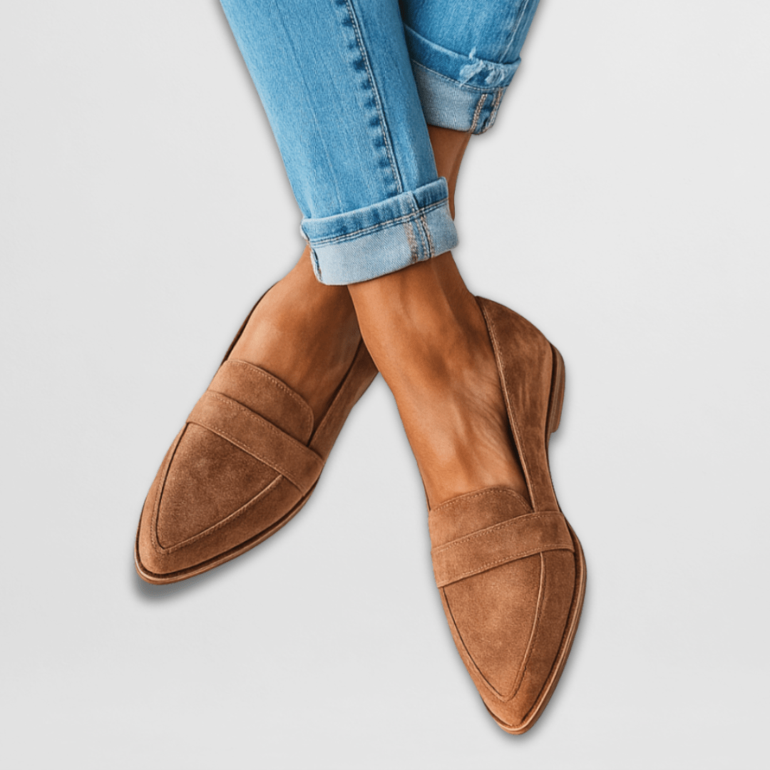 Mocasines ortopédicos de mujer con suela flexible para confort ergonómico. Calzado casual ideal para verano y diario.