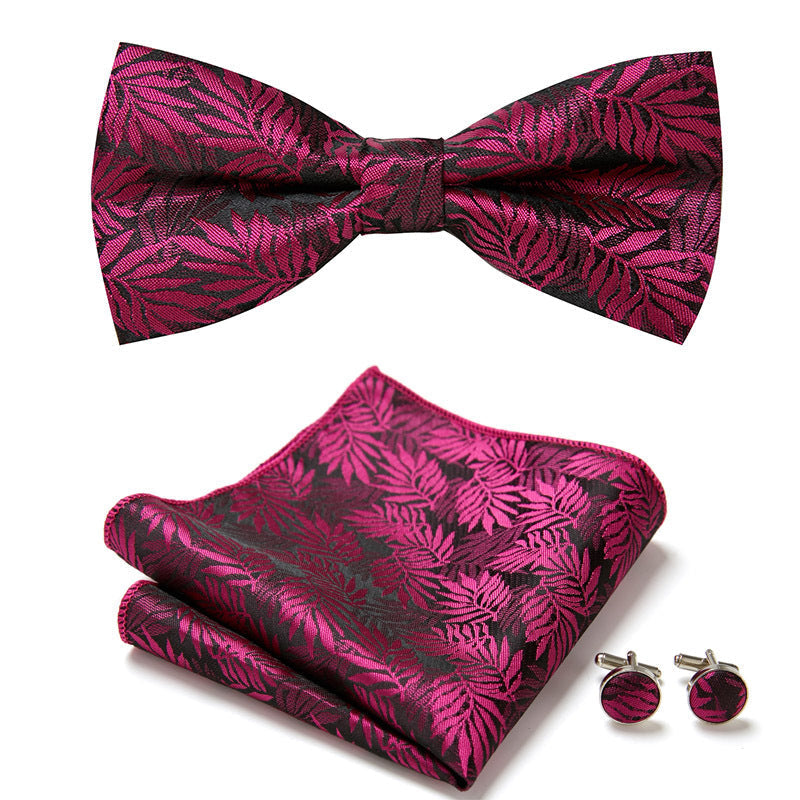 Conjunto de pajarita floral para boda, graduación o evento elegante. Moda masculina. [[lstfy-media:13]]