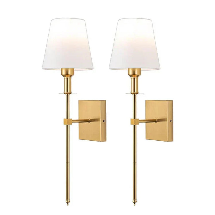 Lámpara de pared inalámbrica de fácil uso. Set de 2 luces LED recargables para iluminación moderna y sin complicaciones en casa.