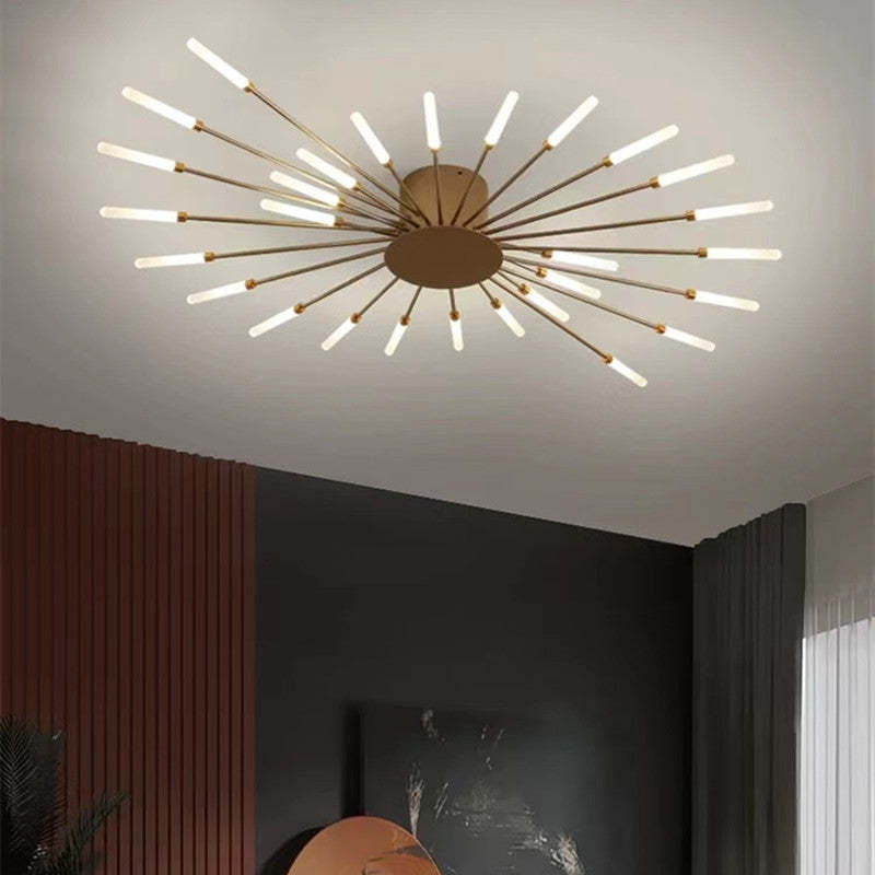 Lámpara de techo LED Asterra, diseño moderno. Eficiencia energética, luz regulable y difusa LED.