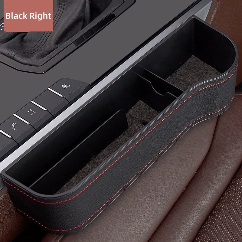 Organizador de asiento con portavasos integrado, mejora el interior y funcionalidad del coche.