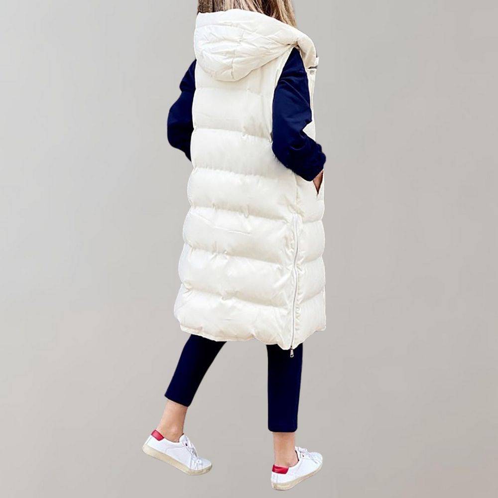 Abrigo de invierno para mujer, chaleco ligero y cálido, perfecto para el día a día.