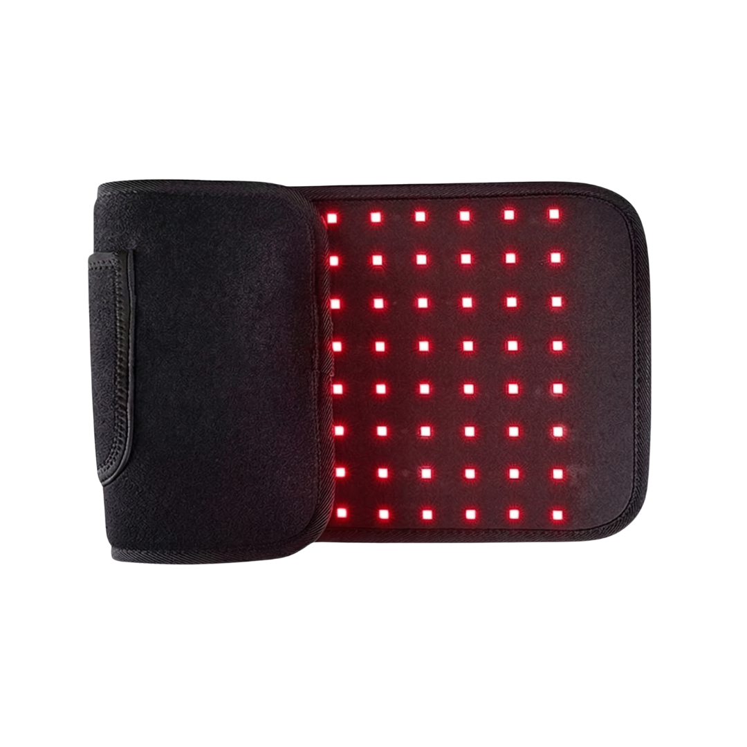 Almohadilla de terapia de luz roja e infrarrojo cercano para recuperación rápida, alivio de dolor muscular y articular.
