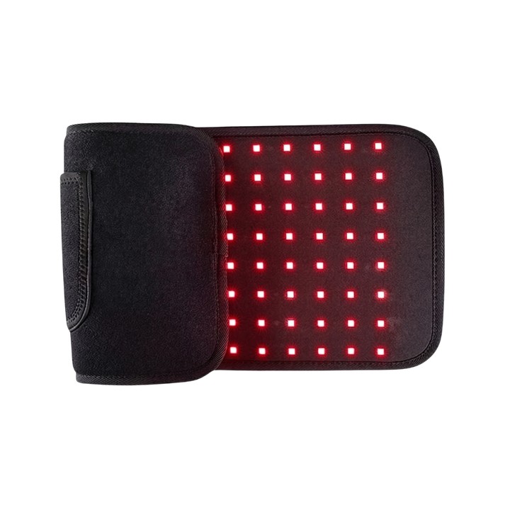 Almohadilla de terapia de luz roja e infrarrojo cercano para recuperación rápida, alivio de dolor muscular y articular.