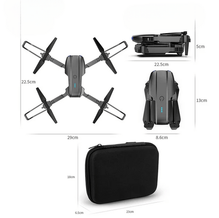 Drone compacto y potente con cámara 4K UHD, ideal para explorar y capturar vistas aéreas únicas.